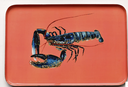 Plateau aluminium émaillé homard 45x30 - VAREK