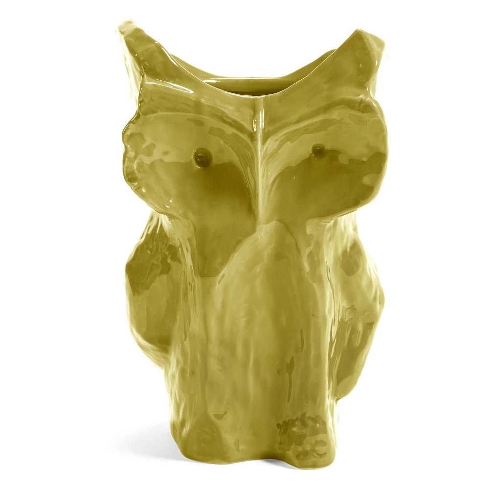 Hibou vase L yellow- SERAX