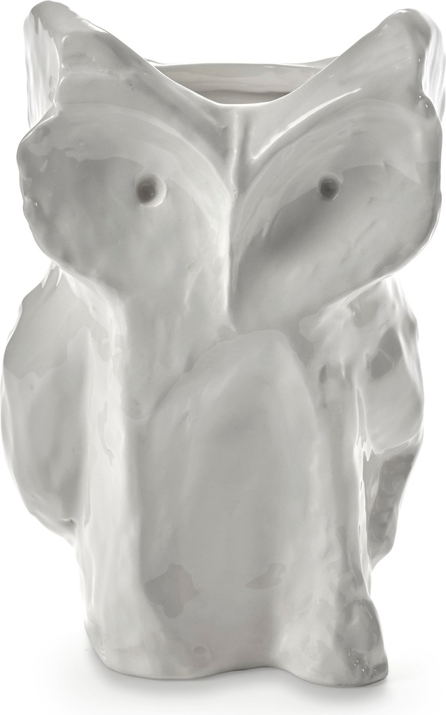 [B7325002-001] Hibou vase S Blanc - SERAX